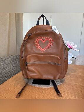 COACH X Keith Haring Heart Charlie Backpack NWT